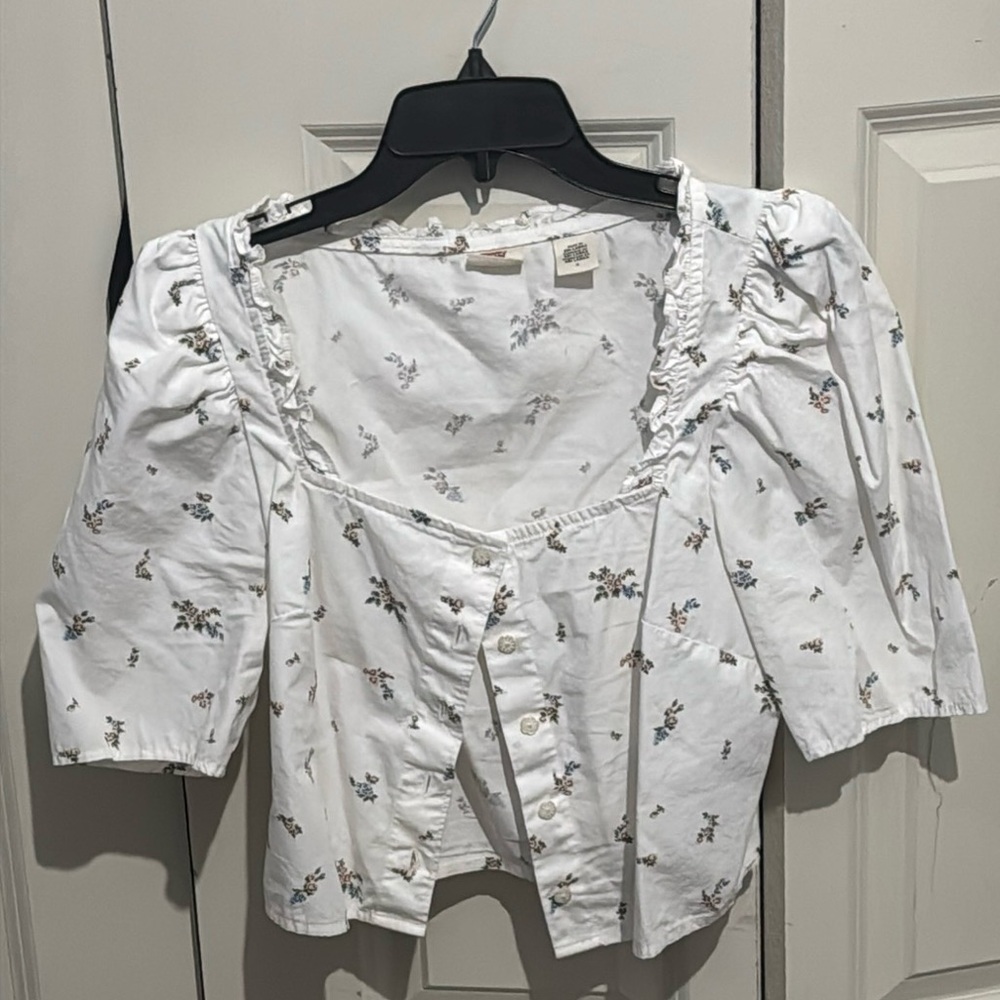 Levi Floral Puff Sleeve